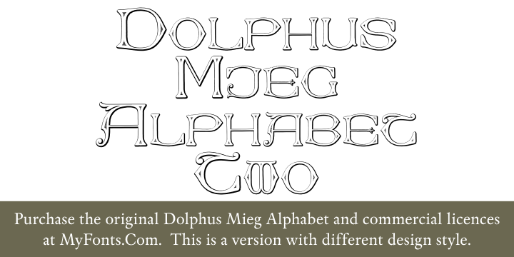 Dolphus Mieg Alphabet Two